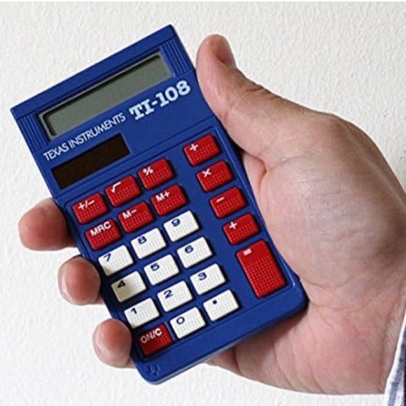 TEXAS INSTRUMENTS | TI-108 handheld solar powered calculator - new! - Picture 2 of 9